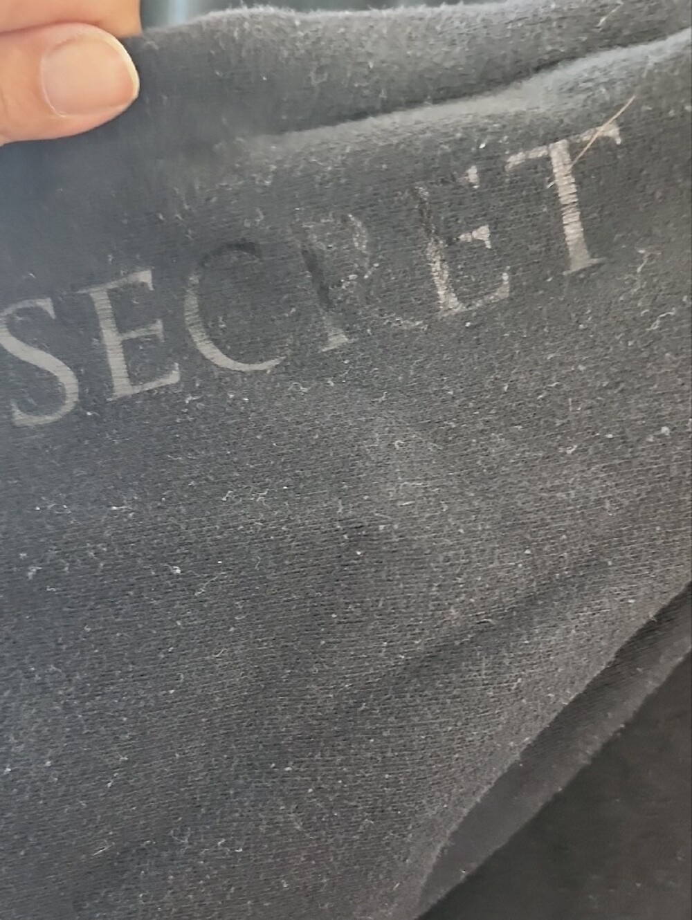 Victoria's Secret Black V‑Neck Cropped Hoodie - Picture 5 of 10